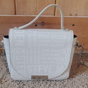 Steve Madden White Crossbody Bag